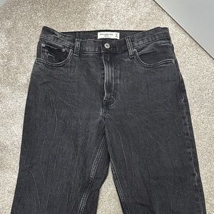 Abercrombie The Mom Black Jeans 27/4S